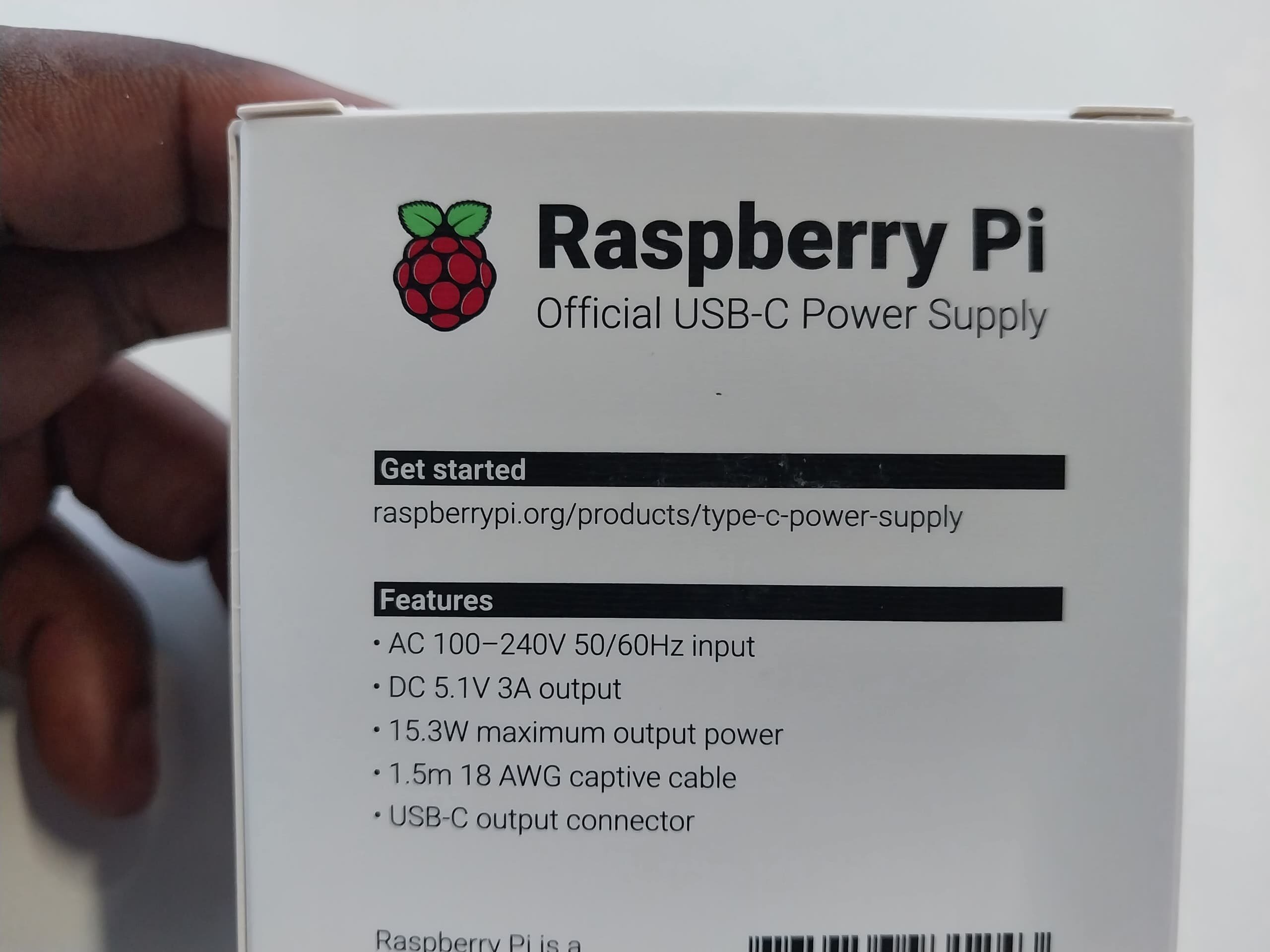 Alimentation Raspberry Pi 4 USB-C 5.1V- 3A -15w officielle – Helectro  Composant électronique Arduino Robot Drone Abidjan