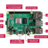 Raspberry PI 4 Model B 8Go Wi-FI Bluetooth 64 Bits Officiel – Image 4