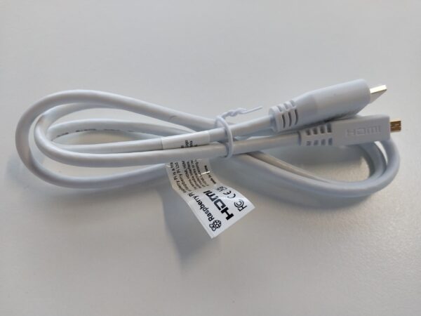 Câble Micro HDMI vers HDMI Raspberry Pi 1m officiel – Image 4