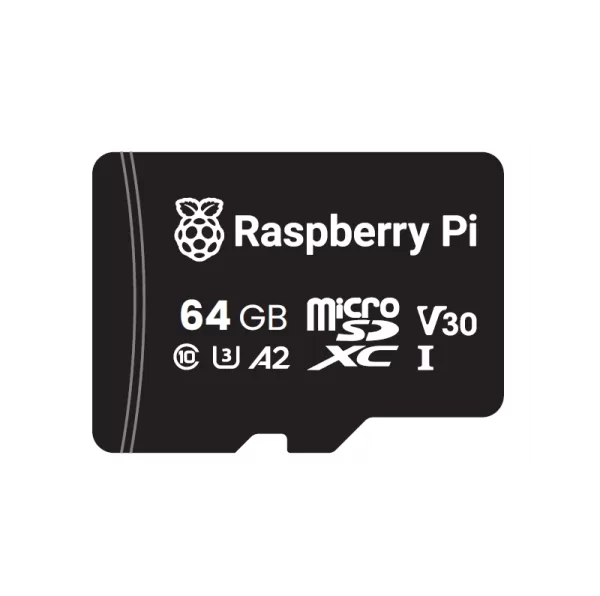 Carte Mémoire microSD Officielle Raspberry Pi Class A2, V30 32go et 64go – Image 3